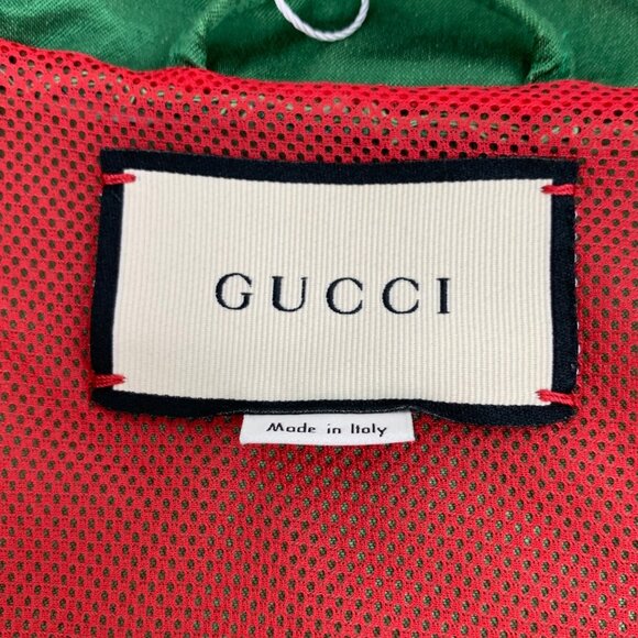 Gucci Color-block cotton stand-collar zip-up long-sleeve jacket - Picture 5 of 9